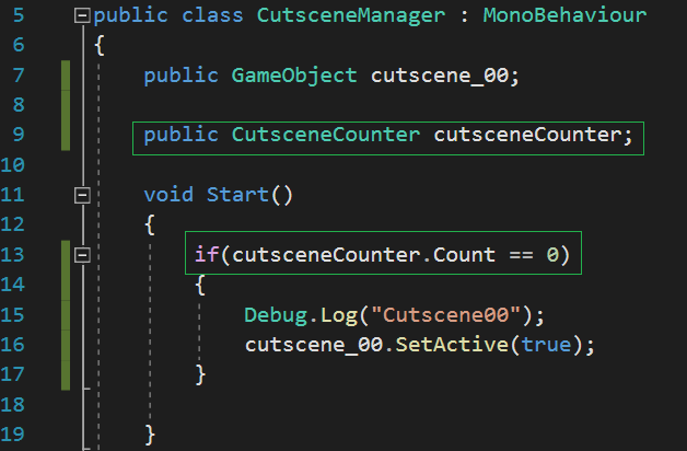 cutscene manager
