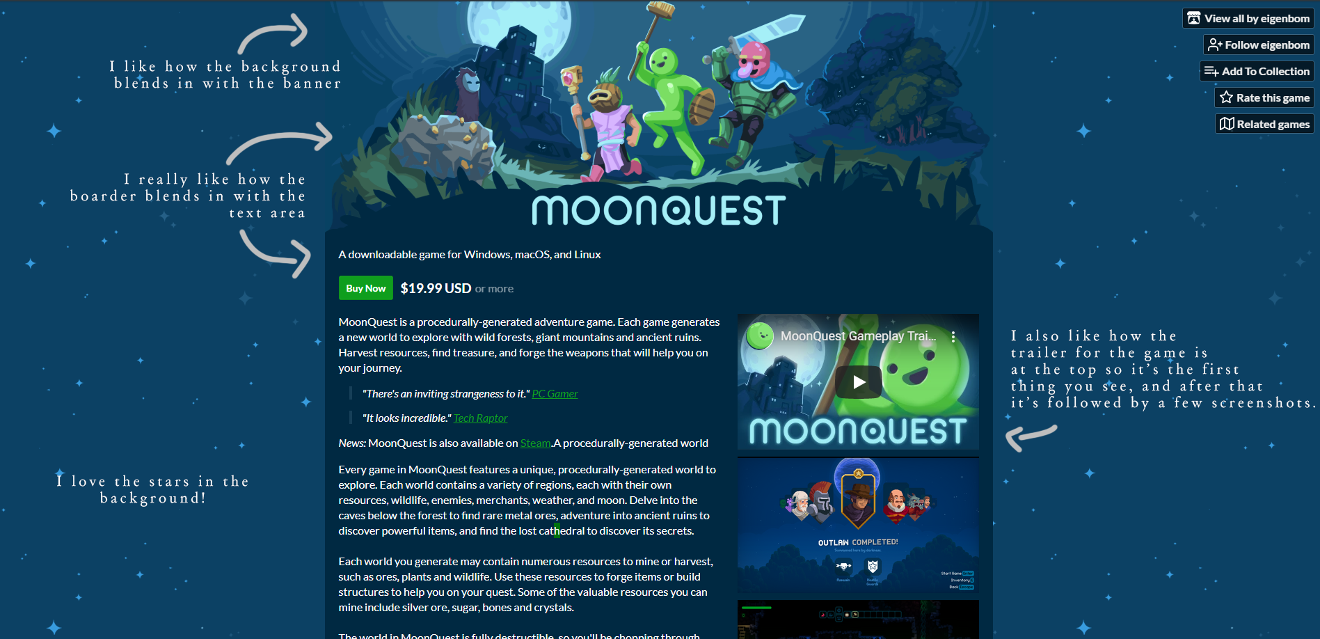 MOONQUEST research